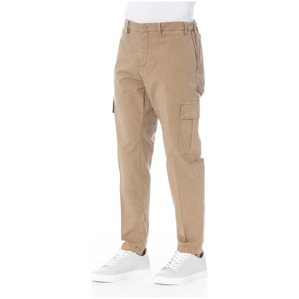 Distretto12 Beige Cotton Jeans & Pant beige-cotton-jeans-pant-1