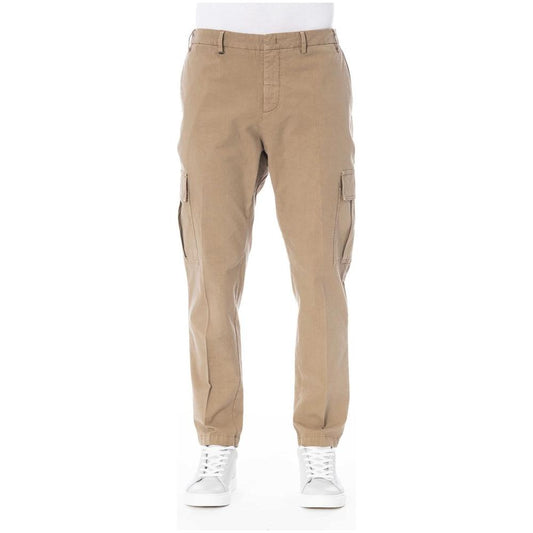 Distretto12 Beige Cotton Jeans & Pant beige-cotton-jeans-pant-1
