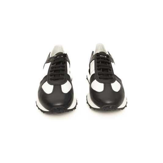 Cerruti 1881 Black And White CALF Leather Sneaker black-and-white-calf-leather-sneaker