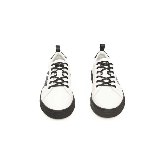 Cerruti 1881 White COW Leather Sneaker white-cow-leather-sneaker-1