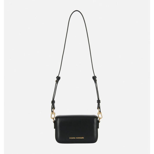 Black Fabric Shoulder Bag