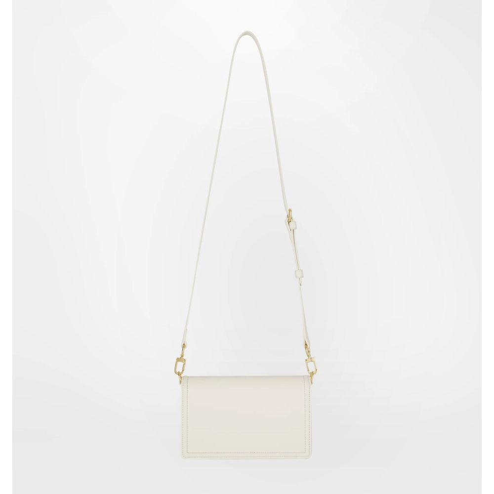 Chiara Ferragani  White Fabric Crossbody Bag