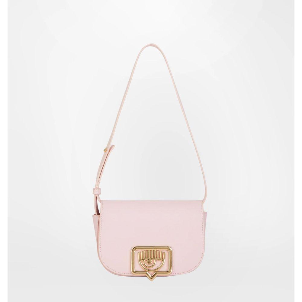 Chiara Ferragani Pink Fabric Shoulder Bag