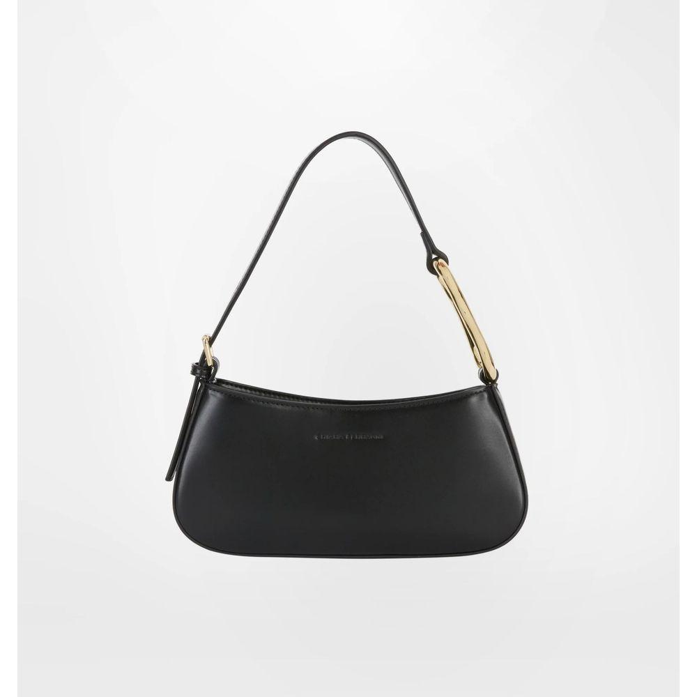 Chiara Ferragani Black Fabric Shoulder Bag