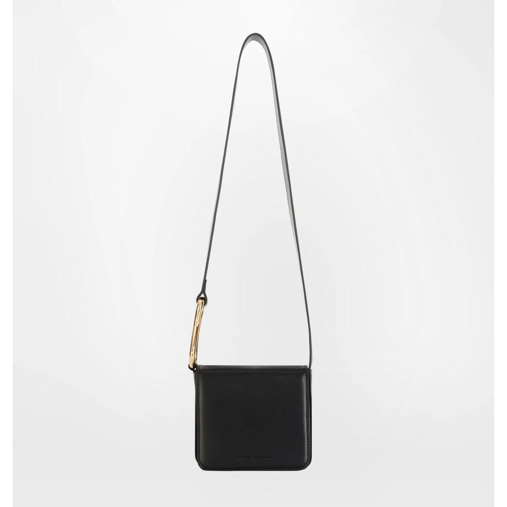 Chiara Ferragani Black Fabric Crossbody Bag