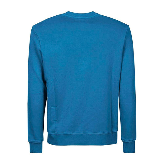 Elegant Sporty Men's Light Blue Sweatshirt