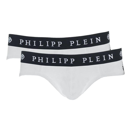 Philipp Plein Elevated White Boxer Shorts Twin-Pack elevated-white-boxer-shorts-twin-pack