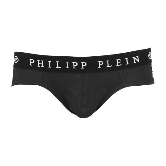 Philipp Plein Sleek Black Boxer Duo with Designer Flair black-cotton-undefined-24
