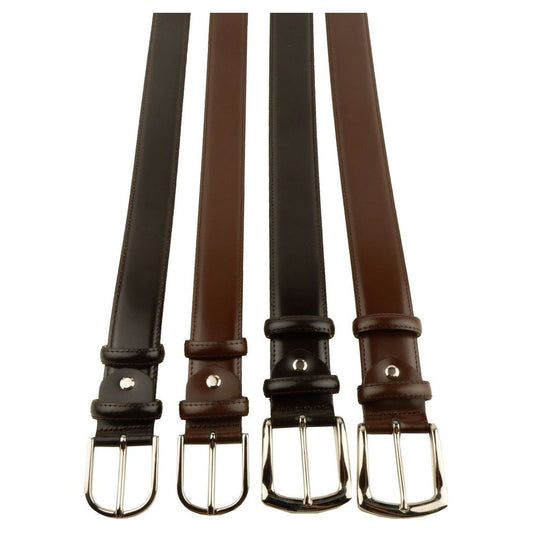 Made in Italy Elegant Milano Leather Belt Quartet elegant-milano-leather-belt-quartet