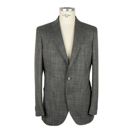 Elegant Summer Wool-Linen Men's Jacket