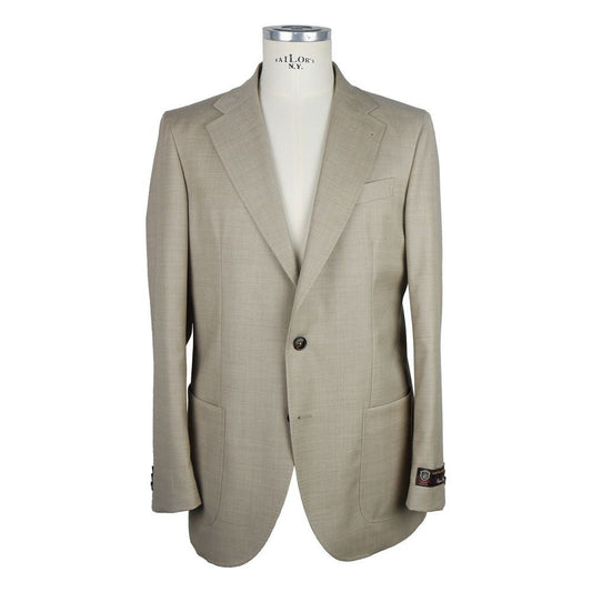 Emilio Romanelli Elegant Summer Wool Jacket elegant-summer-wool-jacket