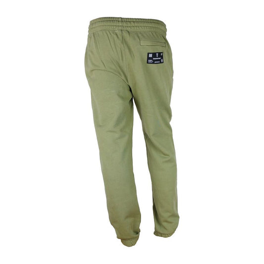 Diego Venturino Emerald Allure Cotton Tracksuit Trousers green-cotton-jeans-pant-26
