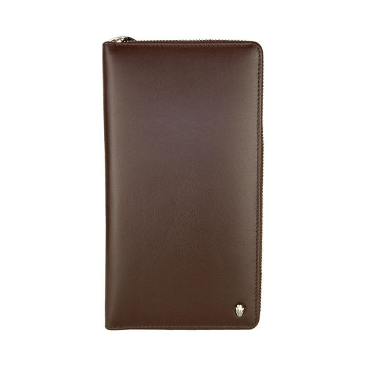 Cavalli Class Sophisticated Brown Leather Wallet MAN WALLETS la-d-cavalli-class-wallet