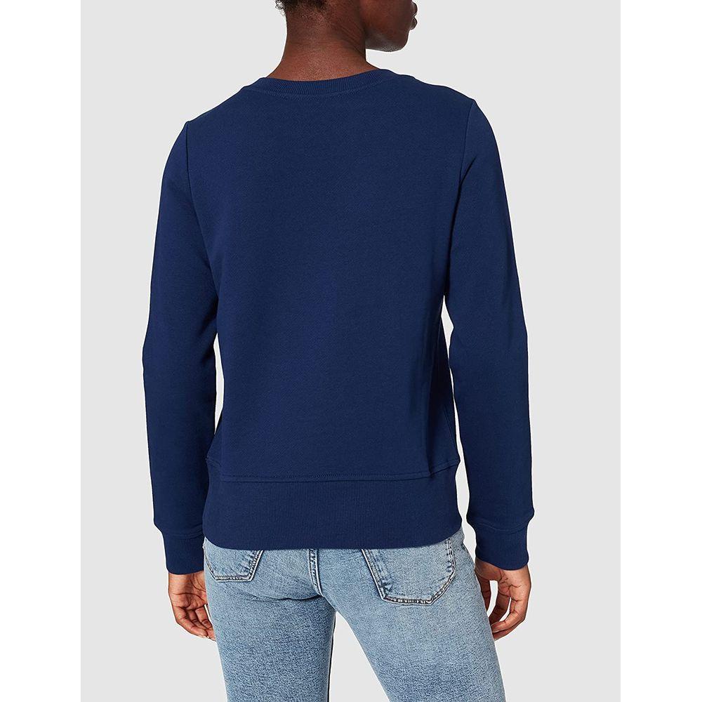 Love Moschino Chic Blue Emblem Sweatshirt blue-cotton-sweater-121