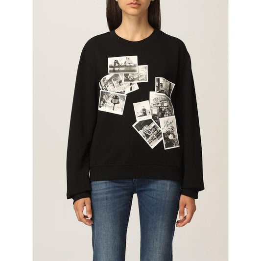 Love MoschinoChic Black Sweatshirt with Designer EmblemMcRichard Designer Brands£149.00