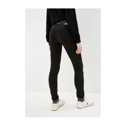 Elegant Black Stretch Slim Jeans