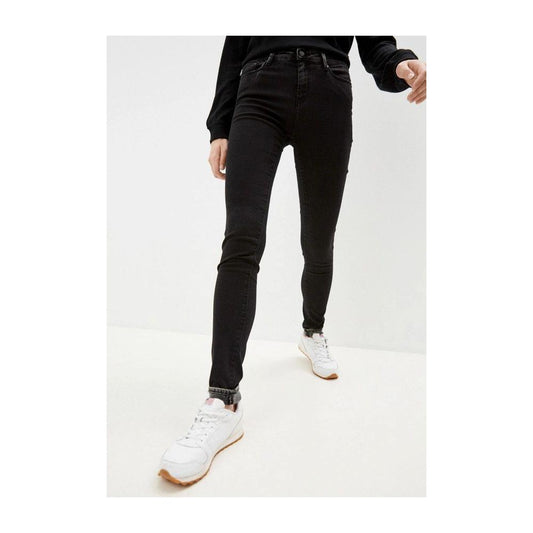 Love Moschino Elegant Black Stretch Slim Jeans elegant-black-stretch-slim-jeans