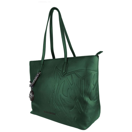 Plein SportEco-Chic Dark Green Shoulder Bag with Chain DetailMcRichard Designer Brands£249.00