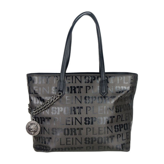 Plein SportSleek Black Designer Shopping Bag with Logo PrintMcRichard Designer Brands£229.00