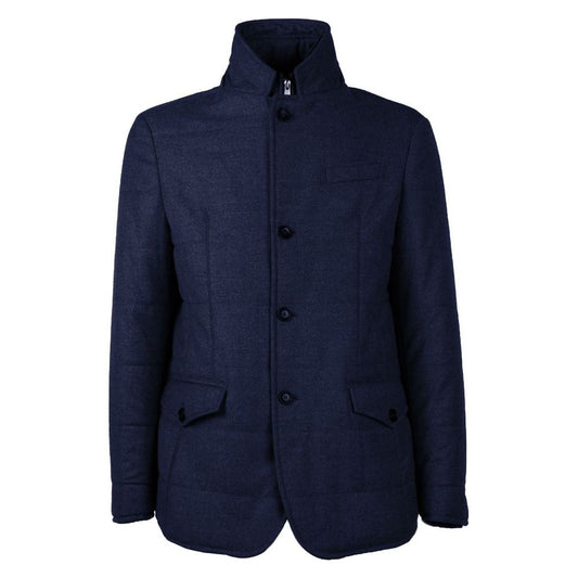 Made in Italy Elegant Wool-Cashmere Men's Coat elegant-wool-cashmere-mens-coat-1