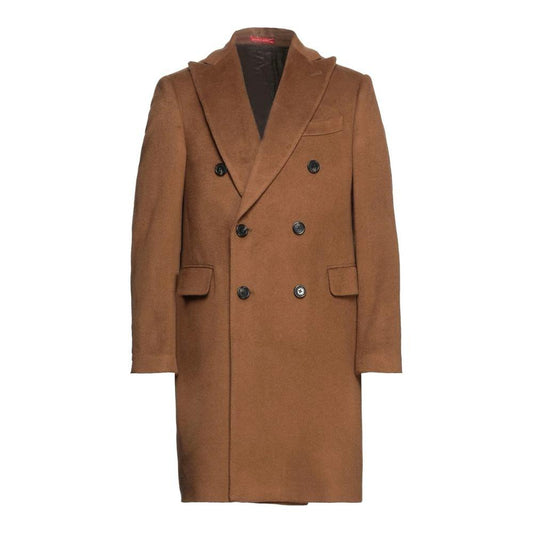 Borgia Borgia Beige Elegance Coat brown-jacket-2
