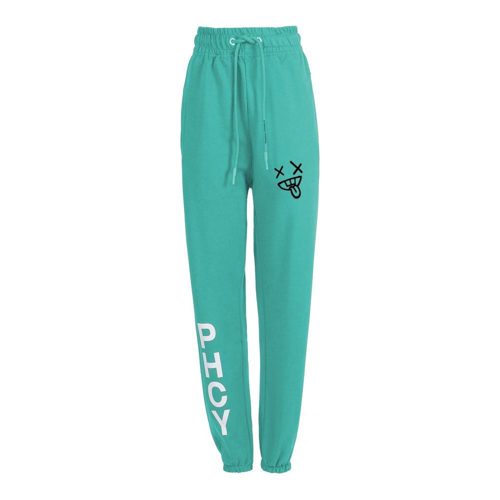 Pharmacy Industry Sporty Chic Cotton Jersey Trousers green-cotton-jeans-pant-7