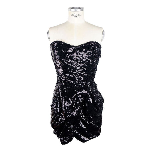 Sleeveless Sequined Bow Dress