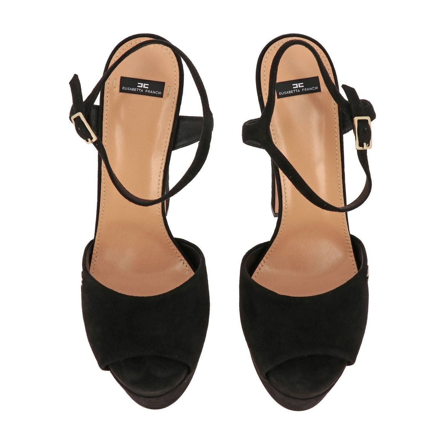 Elisabetta Franchi Chic Suede Enveloping High-Heeled Sandals chic-suede-enveloping-high-heeled-sandals