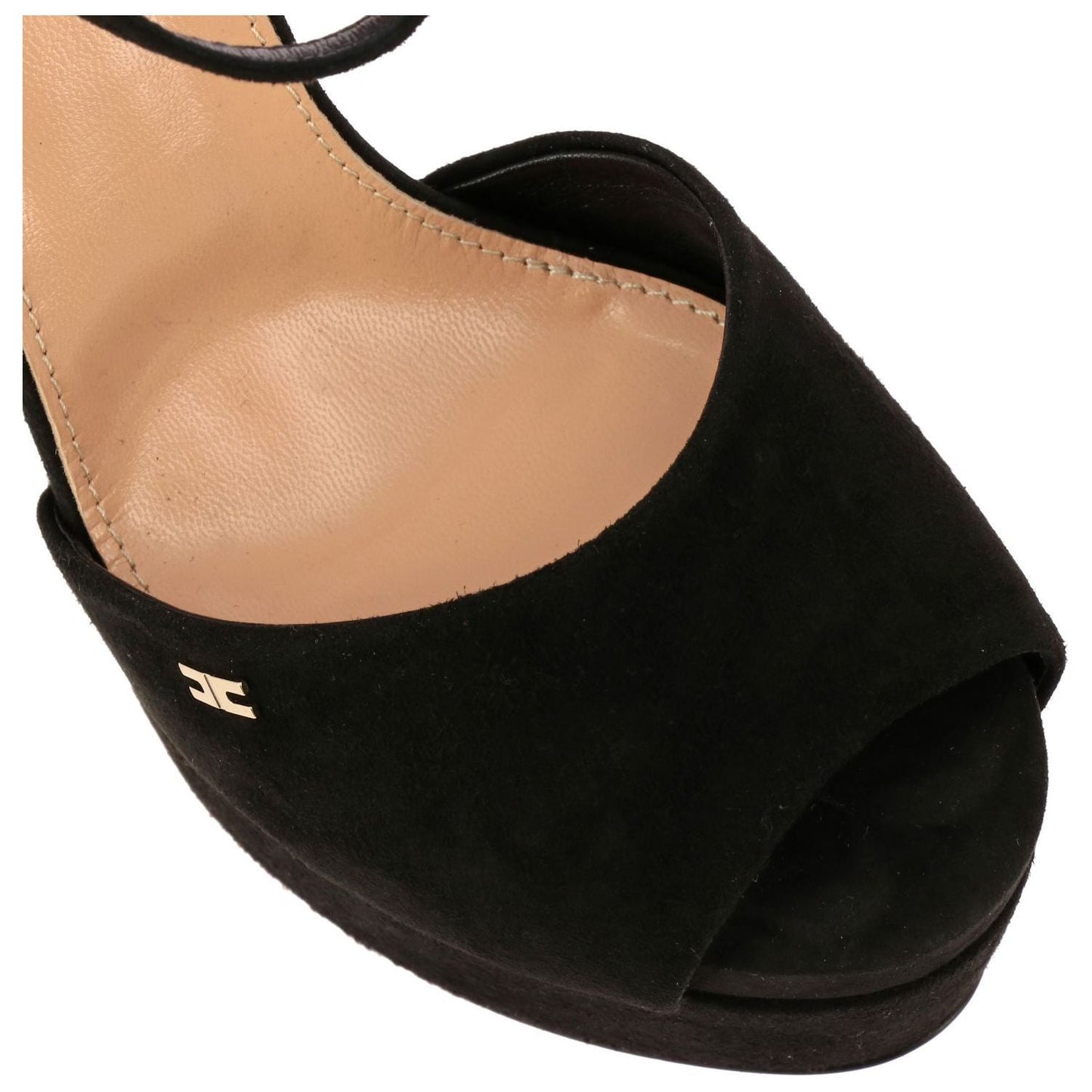 Elisabetta Franchi Chic Suede Enveloping High-Heeled Sandals chic-suede-enveloping-high-heeled-sandals