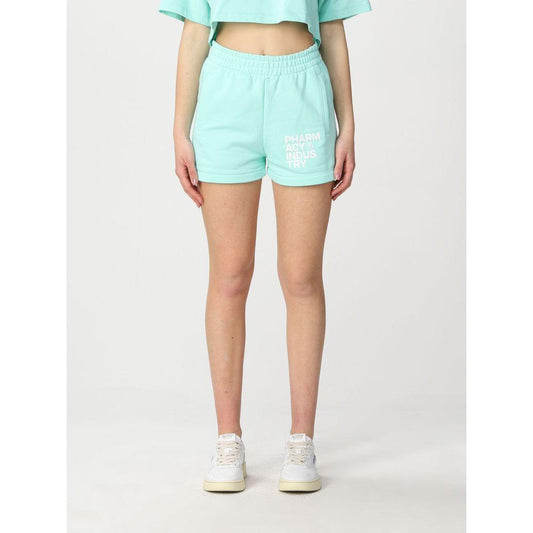 Pharmacy Industry Chic Green Cotton Shorts - Casual Luxury Wear green-cotton-short-2