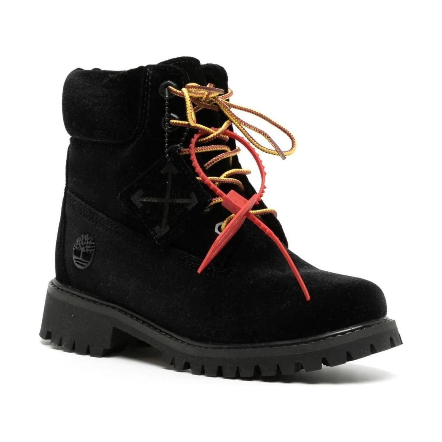 Off-White Black Leather Iconic Designer Boots black-leather-iconic-designer-boots