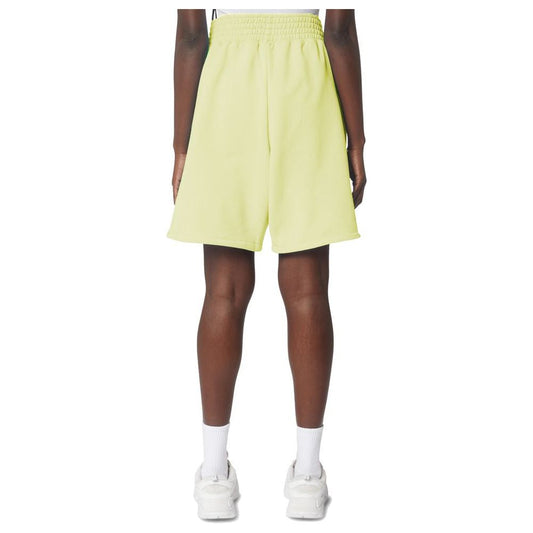 Hinnominate Chic Summer Cotton Bermuda Shorts in Sunshine Yellow chic-summer-cotton-bermuda-shorts-in-sunshine-yellow