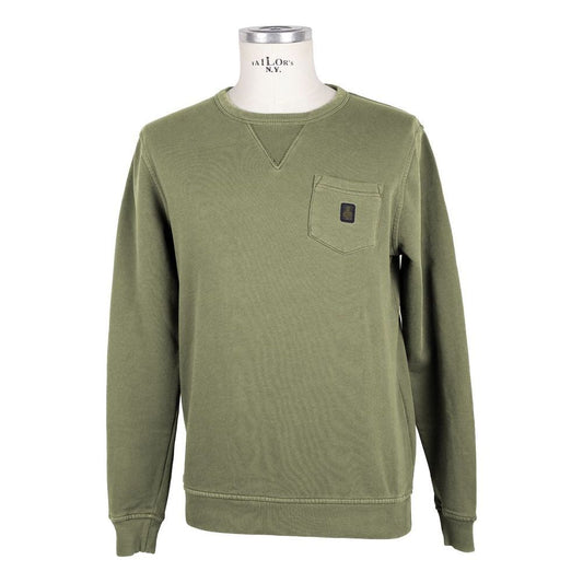 Garment-Dyed Cotton Chest Pocket Sweatshirt