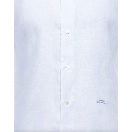 MaloElegant White Linen Long Sleeve ShirtMcRichard Designer Brands£139.00