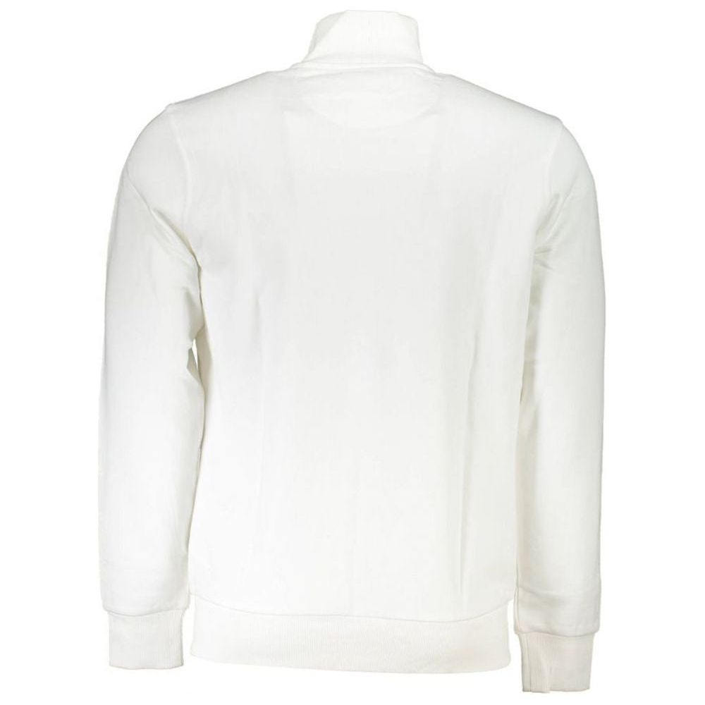 Elegant Cotton Blend Zippered Sweater