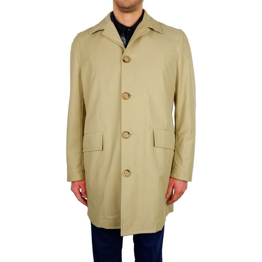 Classic Beige Trench Coat - Timeless Elegance