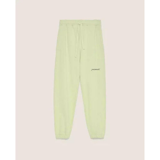Hinnominate Pastel Green Cotton Sweatpants for Men pastel-green-cotton-sweatpants-for-men