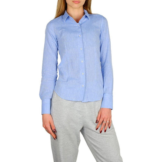 Milano Slim Fit Cotton-Linen Blend Shirt