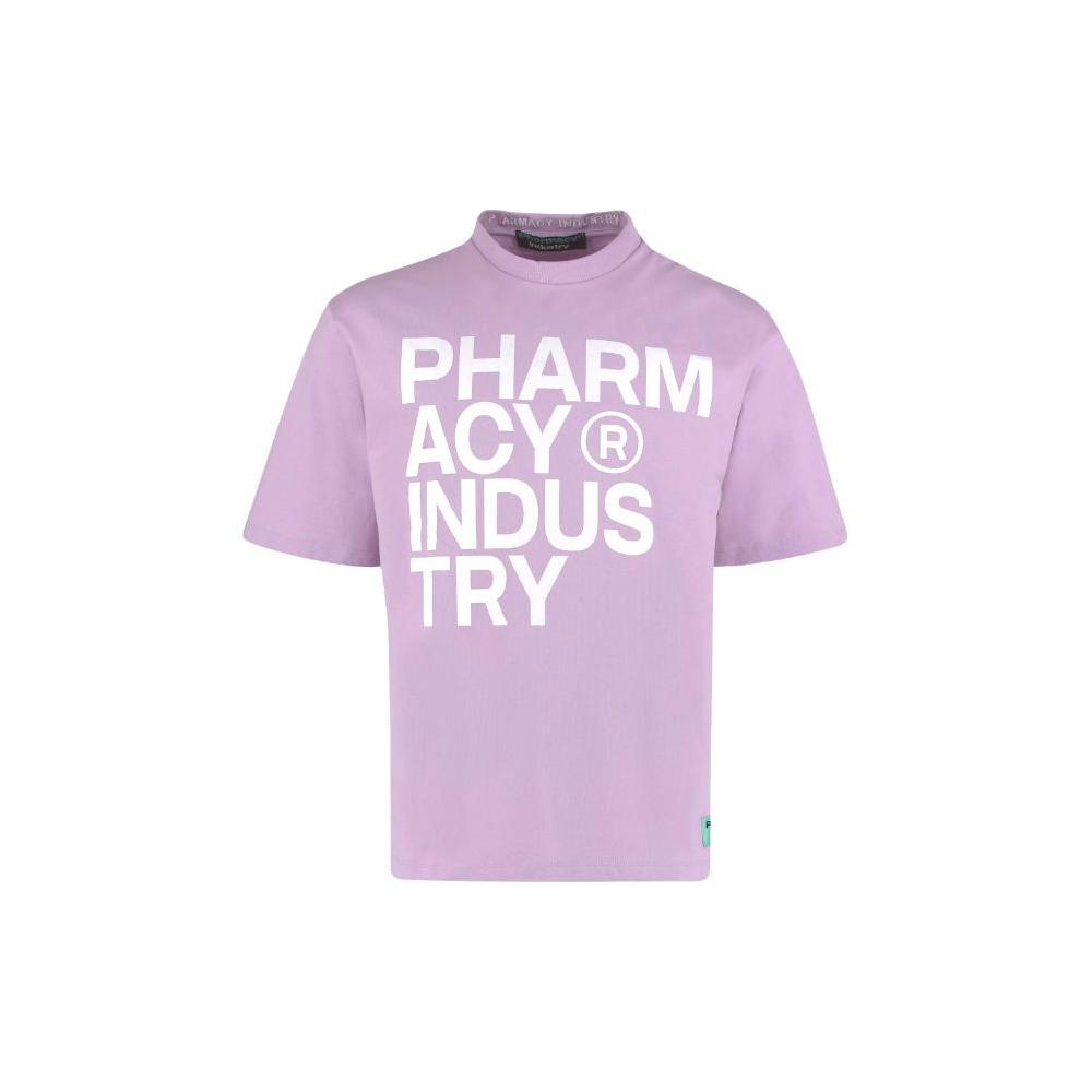 Pharmacy Industry Chic Purple Logo Tee for Trendsetters purple-cotton-tops-t-shirt-7