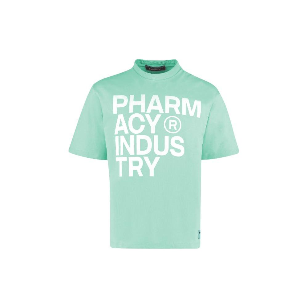 Pharmacy Industry Emerald Chic Short-Sleeve Logo Tee green-cotton-tops-t-shirt-15