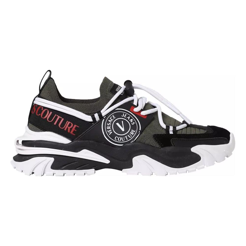 Versace Jeans Army Leather Sneakers with Logo Accents army-leather-sneakers-with-logo-accents