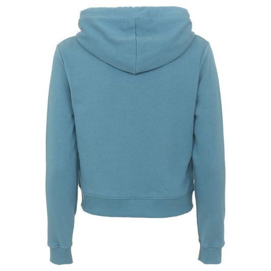 Imperfect Chic Light Blue Hooded Zip Sweatshirt light-blue-cotton-sweater-6