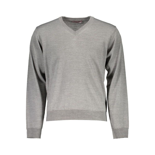 Romeo Gigli Gray Wool Sweater gray-wool-sweater-7