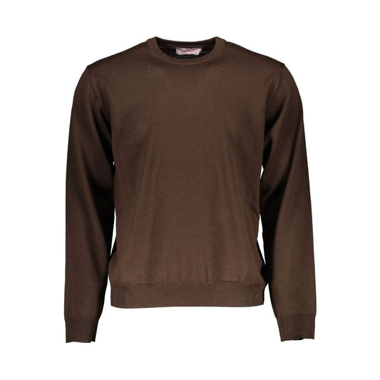 Romeo Gigli Brown Wool Sweater brown-wool-sweater-4