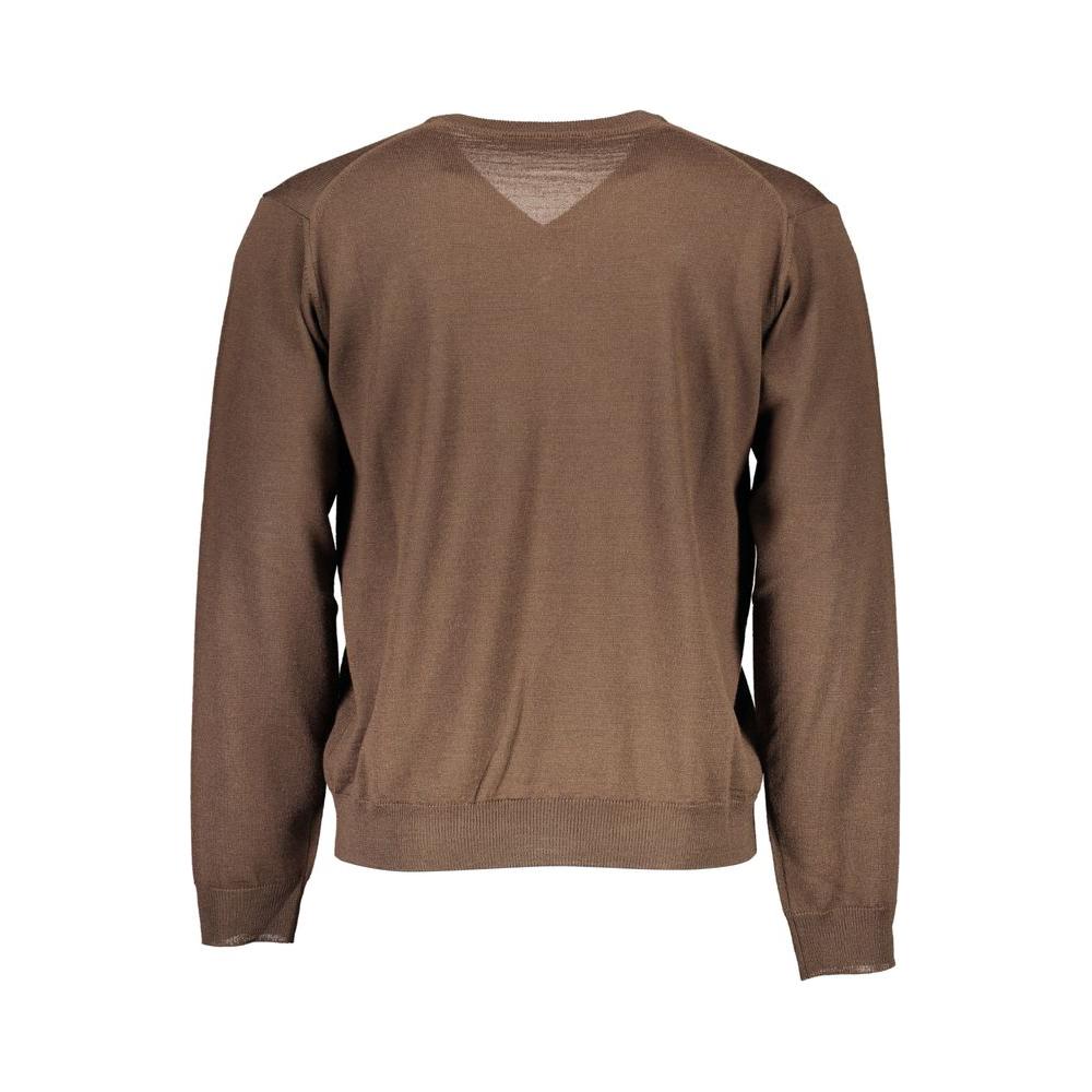 Romeo Gigli Brown Wool Sweater brown-wool-sweater-5