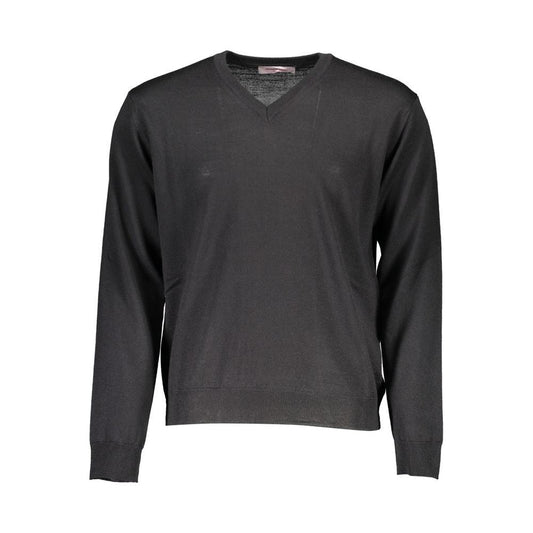 Romeo Gigli Black Wool Sweater black-wool-sweater-15