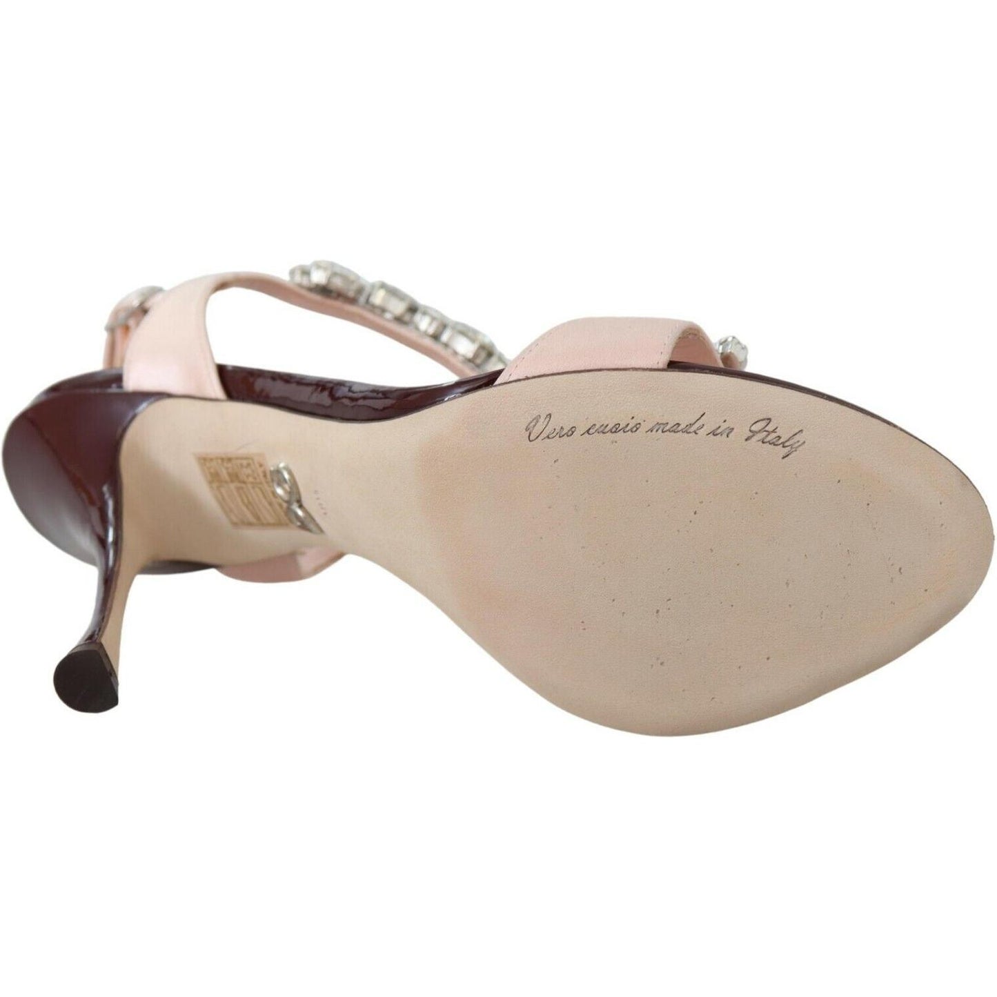 Dolce & Gabbana Crystal-Embellished Stiletto Sandals pink-crystals-heels-keira-sandals