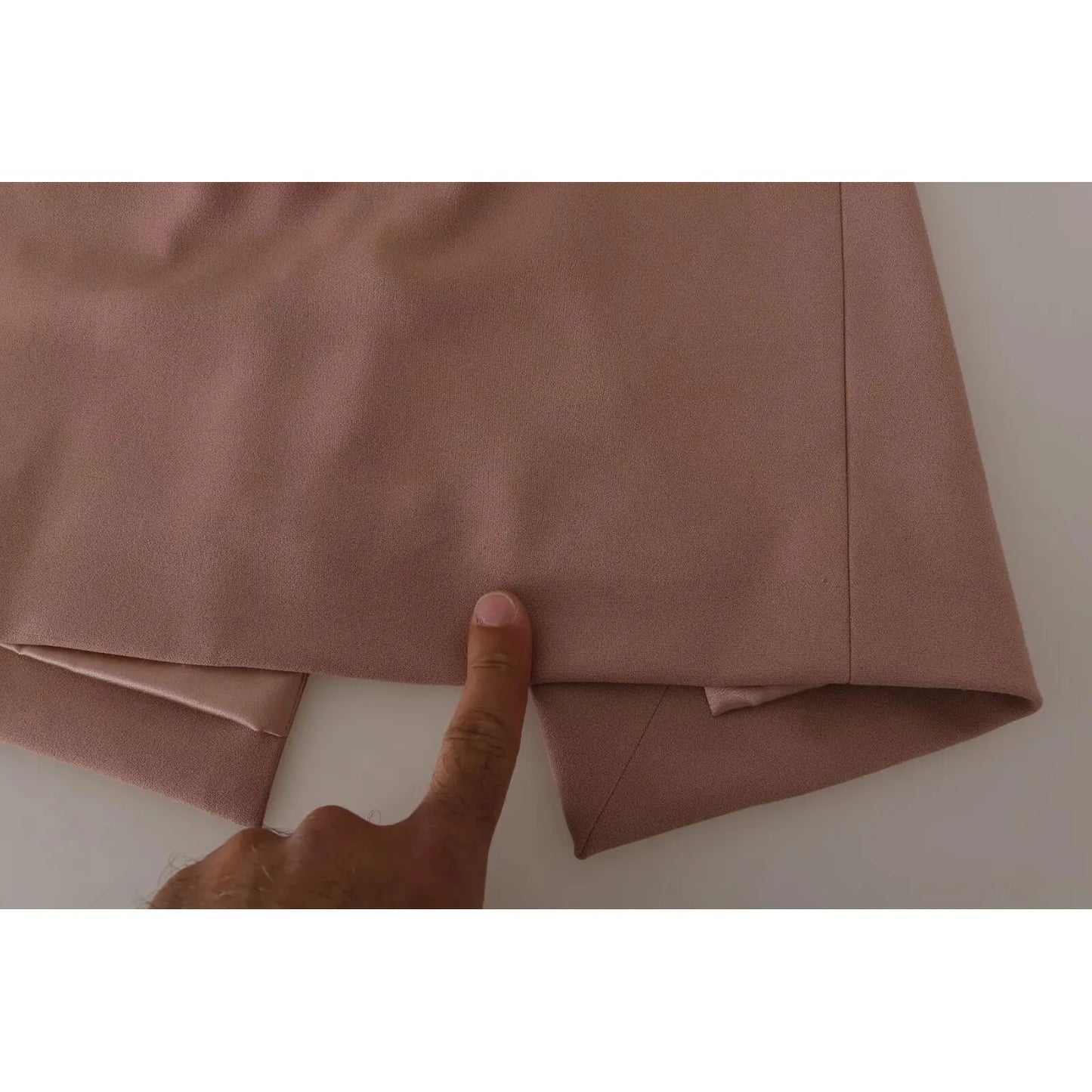 Dolce & Gabbana Dusty Pink Midi Sheath Crystal Buttons Dress dusty-pink-midi-sheath-crystal-buttons-dress