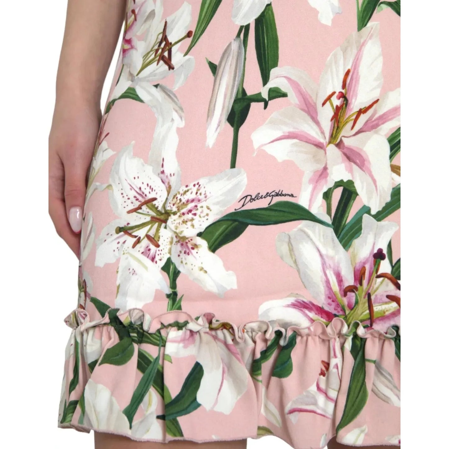 Pink Lily Viscose A-line Stretch Mini Dress