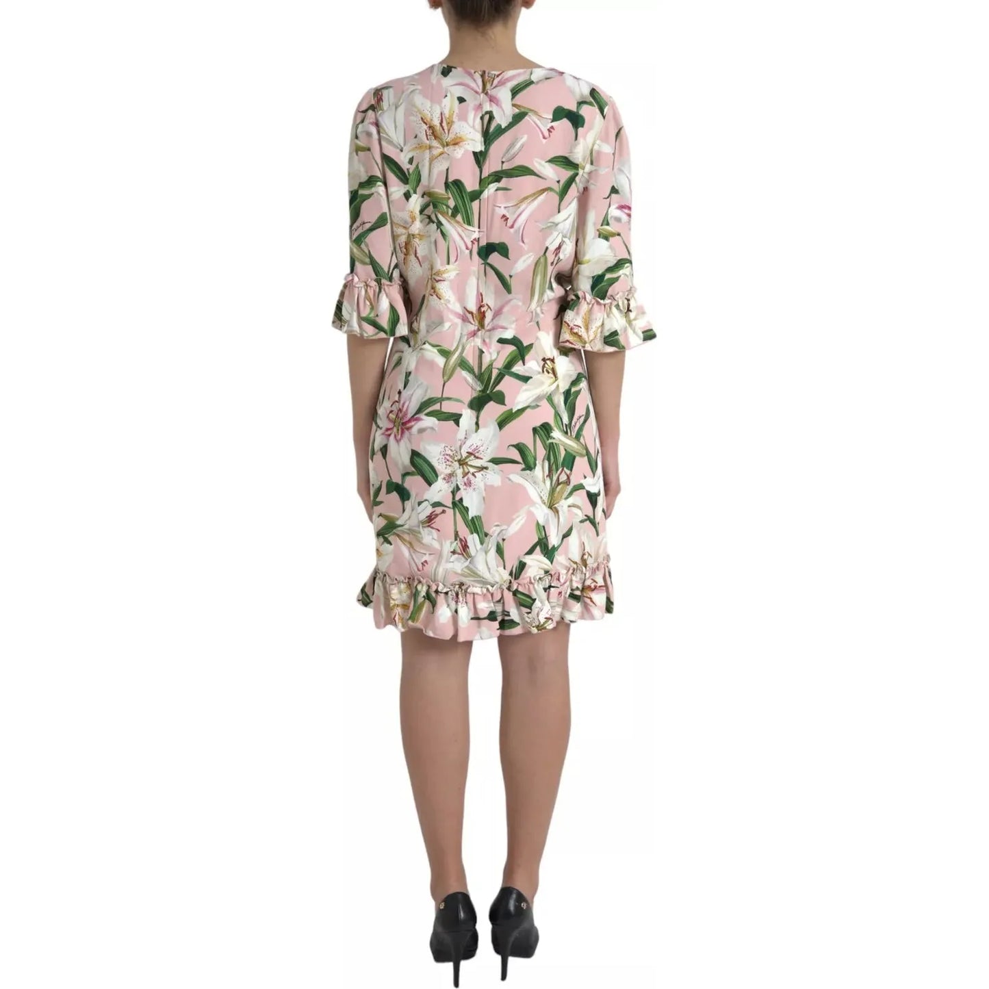 Pink Lily Viscose A-line Stretch Mini Dress